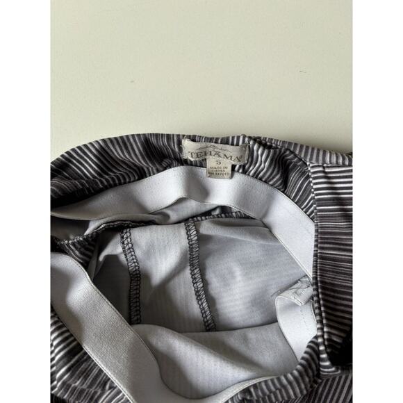 Tehama S Athletic Dress Shelf Bra Straps Tank Stripe Stretch Golf Beach Outdoor - Picture 7 of 9